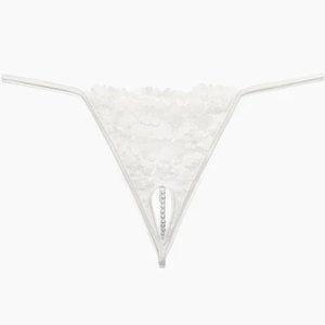 Savage X Fenty Crotchless String of Pearls Thong